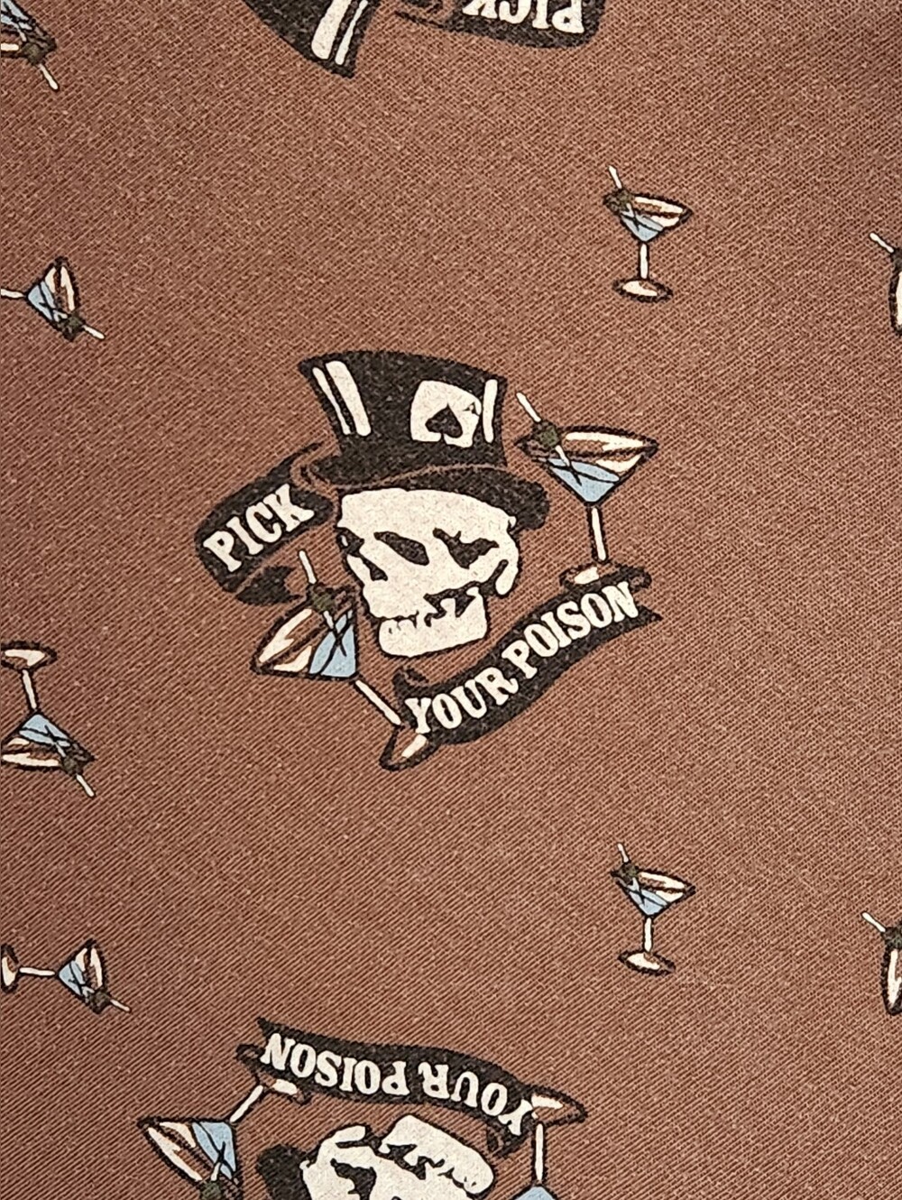 ☠️Mossimo Supply Co.☠️ - Brown/Black "Pick Your Poison" Drawstring Lounge Pant - Picture 5 of 15